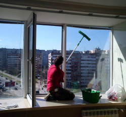 Мытье окон в однокомнатной квартире Волхов
